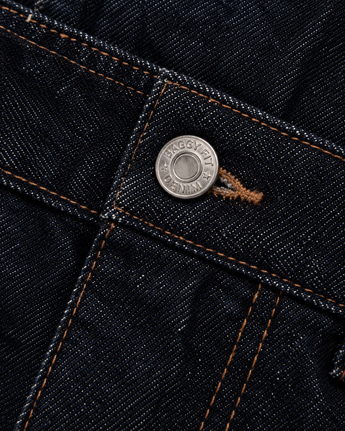 Raw Denim Wide-Leg Jeans