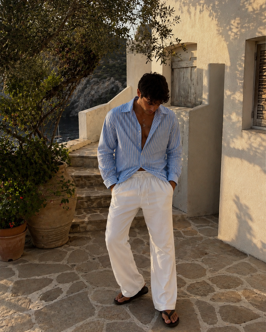 IVORY LINEN TROUSER™