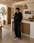 LINEN SET — NOIR