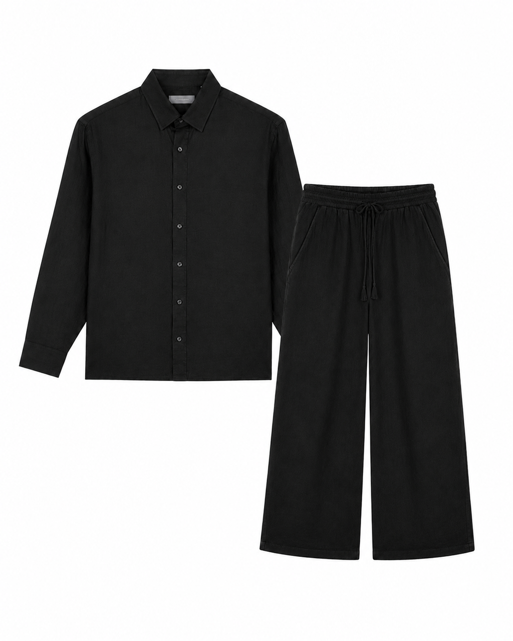 LINEN SET — NOIR