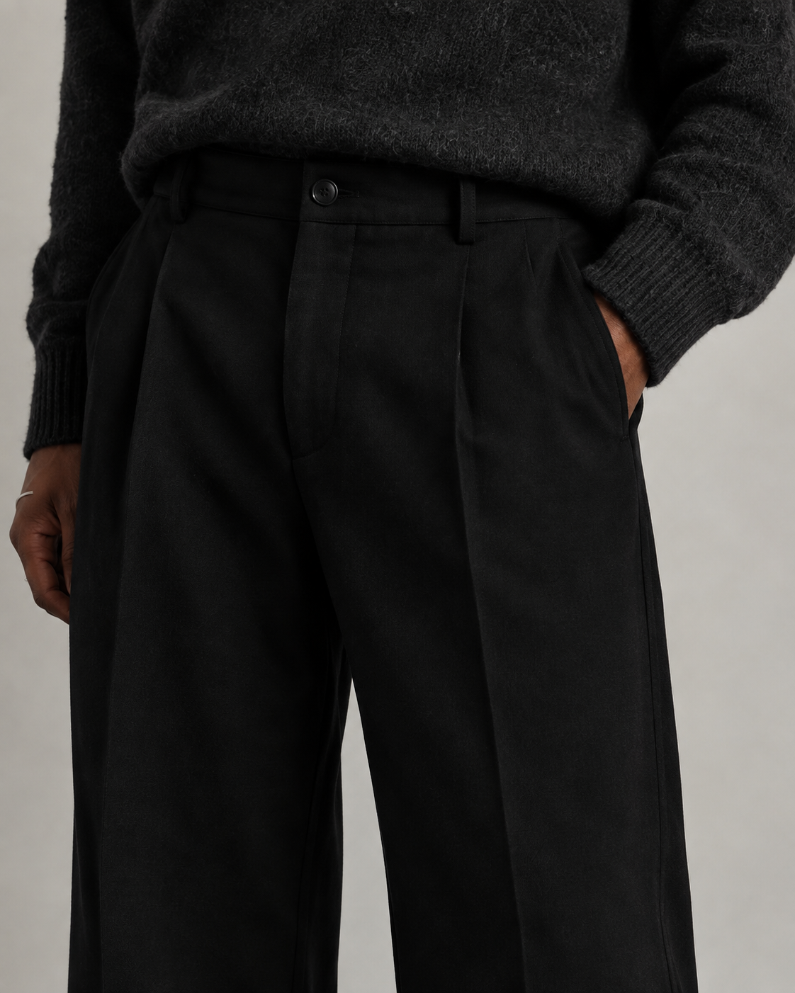 Pleated Tailored Trousers