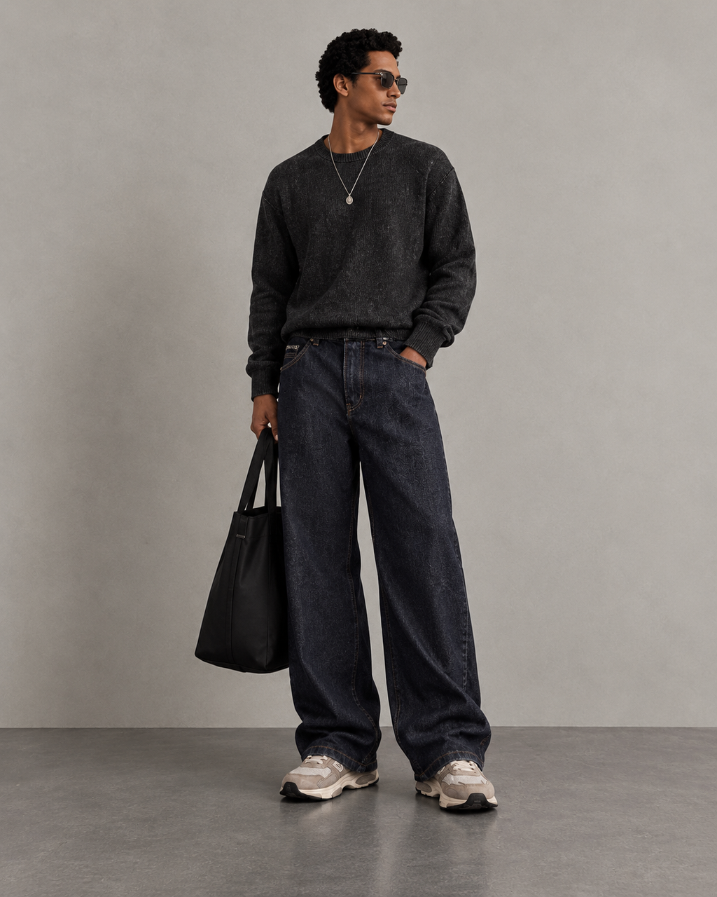 Vintage Suede Jacket + Denim Jeans