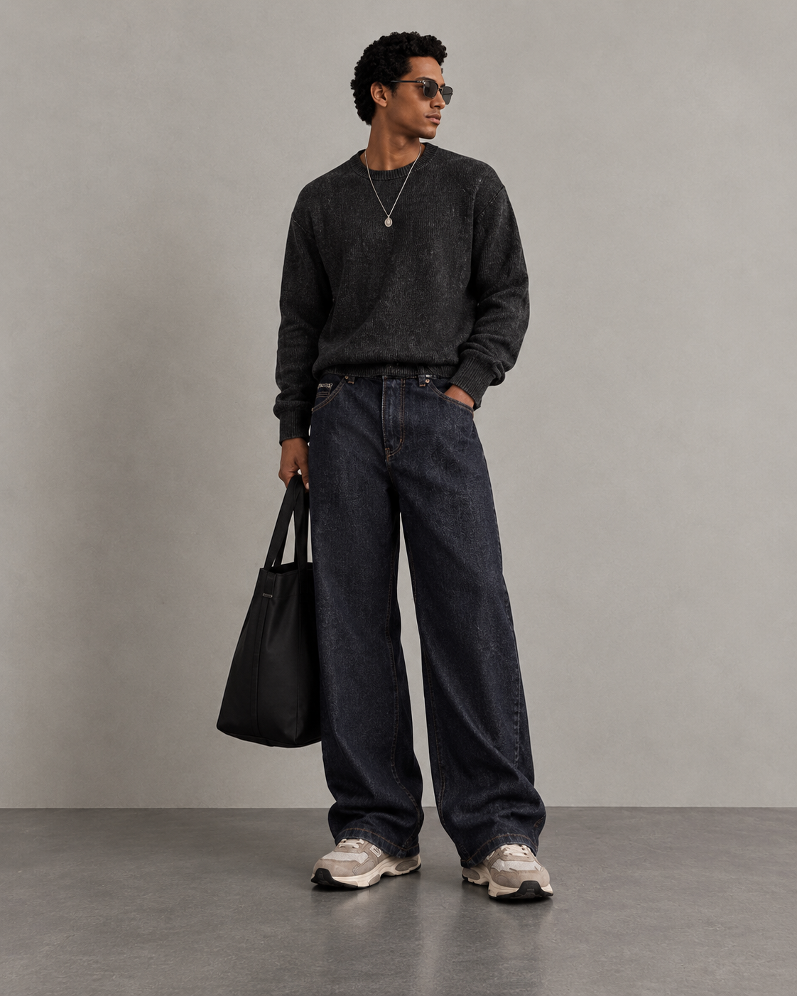 Vintage Suede Jacket + Denim Jeans